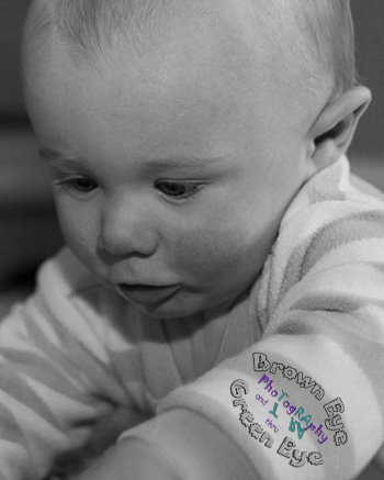 B&W Closeup of Face